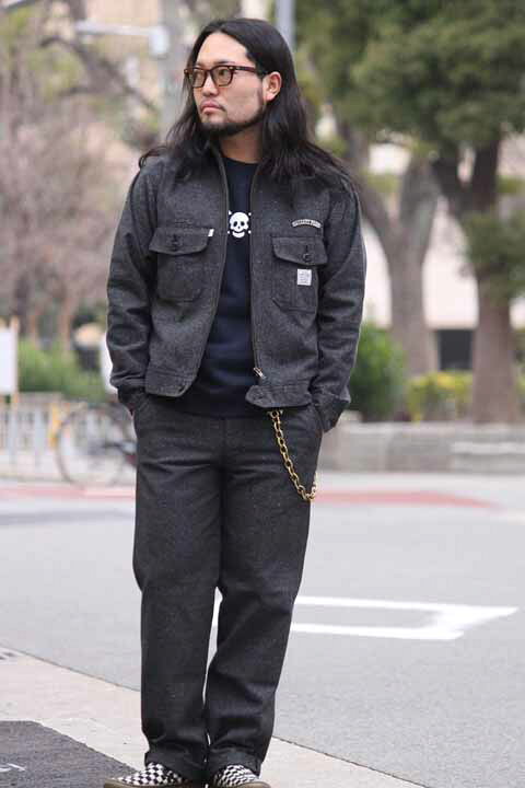 楽天市場】SEVENTY FOURHERRINGBONE FIELD JACKETBLACK【SEVENTY FOUR 