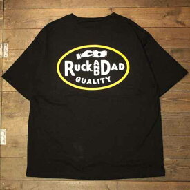 【再入荷】Ruck and Dad"OVAL "SS BIG TEEBLACK【Ruck and Dad】(ラックアンドダッド)Cannon Ball(キャノンボール)当店オリジナルブランド【あす楽対応/送料無料】