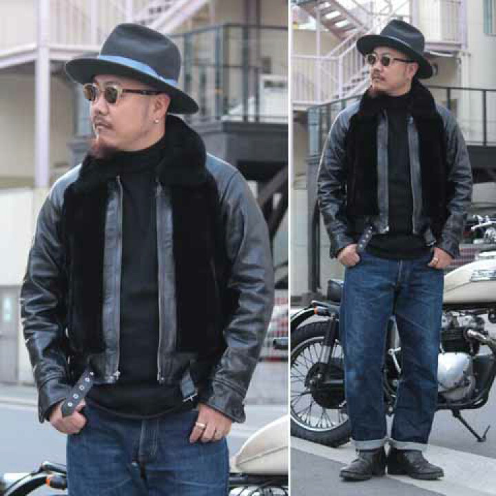 楽天市場】AttractionsBILTBUCKLot.500 GRIZZLY JACKETBLACK-CREAM 