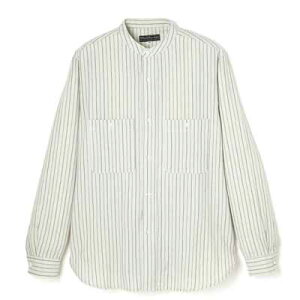AttractionsWEARMASTERSLot.805 Stripe Band Collar Shirt - White (�A�g���N�V�����Y)���K�戵�X(Official Dealer)Cannon Ball(�L���m���{�[��)�y��������/WEARMASTERS/BILTBUCK�z