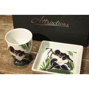Attractions × Hasami WareA20011 Panther Cup&Plate Set(�A�g���N�V�����Y)���K�戵�X(Official Dealer)Cannon Ball(�L���m���{�[��)�yWEARMASTERS/BILTBUCK�z