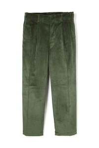 AttractionsWEARMASTERSLot.798 Double Pleats Corduroy Trousers - Olive -(�A�g���N�V�����Y)���K�戵�X(Official Dealer)Cannon Ball(�L���m���{�[��)�y��������/WEARMASTERS/BILTBUCK�z