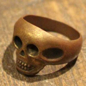 AttractionsLot.480 Motif Ring SkullBRASS(�A�g���N�V�����Y)���K�戵�X(Official Dealer)Cannon Ball(�L���m���{�[��)�y��������/WEARMASTERS/BILTBUCK�z
