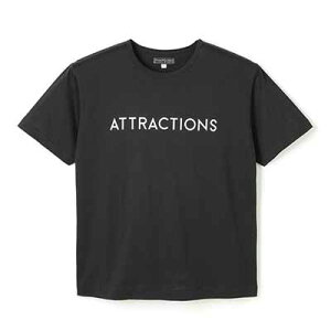 AttractionsWEARMASTERSLot.791 ATTRACTIONS Logo Tee - Black (�A�g���N�V�����Y)���K�戵�X(Official Dealer)Cannon Ball(�L���m���{�[��)�y��������/WEARMASTERS/BILTBUCK�z