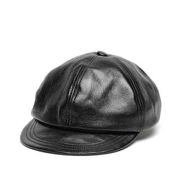 楽天市場】AttractionsBILTBUCKLot.737 Leather Casquette - Black 