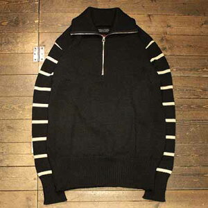 AttractionsWEARMASTERSLot.769 Turtie Zip Sweater - Black x White -(�A�g���N�V�����Y)���K�戵�X(Official Dealer)Cannon Ball(�L���m���{�[��)�y��������/WEARMASTERS/BILTBUCK�z