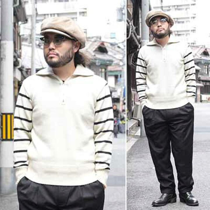 楽天市場】AttractionsWEARMASTERSLot.769 Turtie Zip Sweater - Black 