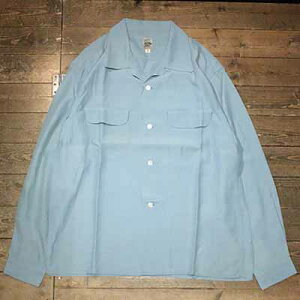 AttractionsWEARMASTERSLot.835 Flap Pocket Rayon L/S Shirt - Sax (�A�g���N�V�����Y)���K�戵�X(Official Dealer)Cannon Ball(�L���m���{�[��)�y��������/WEARMASTERS/BILTBUCK�z