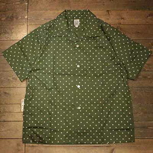 AttractionsWEARMASTERSLot.834 Dot Cotton Shirt - Green -(�A�g���N�V�����Y)���K�戵�X(Official Dealer)Cannon Ball(�L���m���{�[��)�y��������/WEARMASTERS/BILTBUCK�z