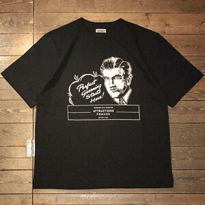 AttractionsWEARMASTERSAM0008 Attractions Pomade Tee - Black -(�A�g���N�V�����Y)���K�戵�X(Official Dealer)Cannon Ball(�L���m���{�[��)�y��������/WEARMASTERS/BILTBUCK�z