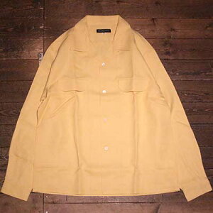 AttractionsWEARMASTERSLot.877 Flap Pocket Rayon Shirt L/S - Yellow -(AgNVY)K戵X(Official Dealer)Cannon Ball(Lm{[)y/WEARMASTERS/BILTBUCKz