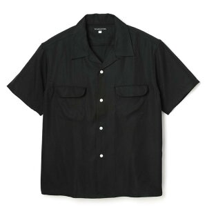 AttractionsWEARMASTERSLot.878 Flap Pocket Rayon Shirt S/S - Black -(�A�g���N�V�����Y)���K�戵�X(Official Dealer)Cannon Ball(�L���m���{�[��)�y��������/WEARMASTERS/BILTBUCK�z