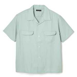 AttractionsWEARMASTERSLot.878 Flap Pocket Rayon Shirt S/S - Mint -(AgNVY)K戵X(Official Dealer)Cannon Ball(Lm{[)y/WEARMASTERS/BILTBUCKz