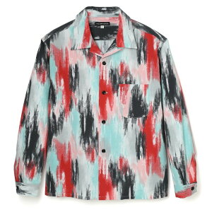 AttractionsWEARMASTERSLot.879 Multi Paint Seersucker Shirt L/S - Red×Green - (�A�g���N�V�����Y)���K�戵�X(Official Dealer)Cannon Ball(�L���m���{�[��)�y��������/WEARMASTERS/BILTBUCK�z