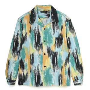 AttractionsWEARMASTERSLot.879 Multi Paint Seersucker Shirt L/S - Yellow×Blue - (�A�g���N�V�����Y)���K�戵�X(Official Dealer)Cannon Ball(�L���m���{�[��)�y��������/WEARMASTERS/BILTBUCK�z