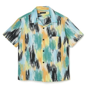 AttractionsWEARMASTERSLot.880 Multi Paint Seersucker Shirt S/S - Yellow×Blue - (�A�g���N�V�����Y)���K�戵�X(Official Dealer)Cannon Ball(�L���m���{�[��)�y��������/WEARMASTERS/BILTBUCK�z