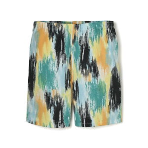 AttractionsWEARMASTERSLot.881 Multi Paint Seersucker Shorts - Yellow×Blue -(�A�g���N�V�����Y)���K�戵�X(Official Dealer)Cannon Ball(�L���m���{�[��)�y��������/WEARMASTERS/BILTBUCK�z