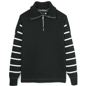�y���\�񏳂�܂�/2025AW�zAttractionsWEARMASTERSLot.582 BS Turtle Zip Sweater -Black-(�A�g���N�V�����Y)���K�戵�X(Official Dealer)Cannon Ball(�L���m���{�[��)�yWEARMASTERS/BILTBUCK�z