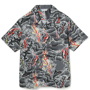 �y���\�񏳂�܂�/2026SS�zAttractionsWEARMASTERSLot.916 Sea-Sketch Cotton Shirt S/S(�A�g���N�V�����Y)���K�戵�X(Official Dealer)Cannon Ball(�L���m���{�[��)�yWEARMASTERS/BILTBUCK�z