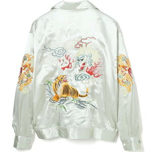 �y���\�񏳂�܂�/2026SS�zAttractionsWEARMASTERSLot.773 Souvenir Rayon Jacket -White-(�A�g���N�V�����Y)���K�戵�X(Official Dealer)Cannon Ball(�L���m���{�[��)�yWEARMASTERS/BILTBUCK�z