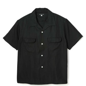 �y���\�񏳂�܂�/2026SS�zAttractionsWEARMASTERSLot.878 Flap Pocket Rayon Shirt S/S -Black-(�A�g���N�V�����Y)���K�戵�X(Official Dealer)Cannon Ball(�L���m���{�[��)�yWEARMASTERS/BILTBUCK�z