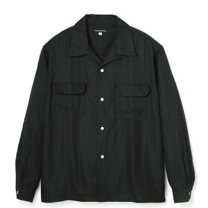 �y���\�񏳂�܂�/2026SS�zAttractionsWEARMASTERSLot.877 Flap Pocket Rayon Shirt L/S -Black-(�A�g���N�V�����Y)���K�戵�X(Official Dealer)Cannon Ball(�L���m���{�[��)�yWEARMASTERS/BILTBUCK�z