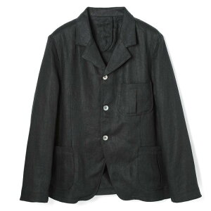 �y���\�񏳂�܂�/2026SS�zAttractionsA20040 Classical Linen Tailored Jacket -Black-(�A�g���N�V�����Y)���K�戵�X(Official Dealer)Cannon Ball(�L���m���{�[��)�yWEARMASTERS/BILTBUCK�z