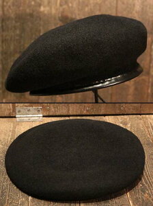 AttractionsWEARMASTERSLot.809 Piping Beret -Black-(�A�g���N�V�����Y)���K�戵�X(Official Dealer)Cannon Ball(�L���m���{�[��)�yWEARMASTERS/BILTBUCK�z