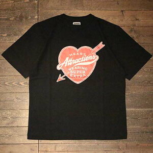 AttractionsWEARMASTERSAM0011 Heart Attractions Tee Black(�A�g���N�V�����Y)���K�戵�X(Official Dealer)Cannon Ball(�L���m���{�[��)�y��������/WEARMASTERS/BILTBUCK�z