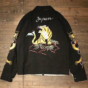 AttractionsWEARMASTERSLot.774 Souvenir Cotton Jacket -Black-(�A�g���N�V�����Y)���K�戵�X(Official Dealer)Cannon Ball(�L���m���{�[��)�yWEARMASTERS/BILTBUCK�z