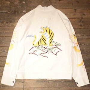 AttractionsWEARMASTERSLot.774 Souvenir Cotton Jacket -White-(�A�g���N�V�����Y)���K�戵�X(Official Dealer)Cannon Ball(�L���m���{�[��)�yWEARMASTERS/BILTBUCK�z