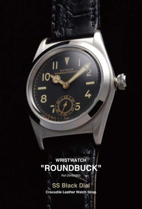 楽天市場】AttractionsBILTBUCKLot.545 WRISTWATCH ”ROUNDBUCK 