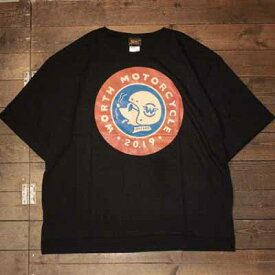 WORTHIES"WORTH MOTORCYCLE BIG S/S TEE"Black【WORTHIES】(ワージーズ)正規取扱店(Official Dealer)Cannon Ball(キャノンボール)【あす楽対応/プリントTシャツ】