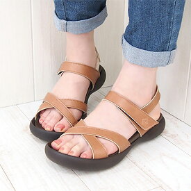 【今ならクーポンで600円OFF〜最大2,000円OFF！】リゲッタ カヌー サンダル レディース CJFD5326a クロスベルト バックストラップ | コンフォート ローヒール ぺたんこ 幅広 外反母趾 歩きやすい 痛くない ブラック 黒 日本製 あす楽 25SS