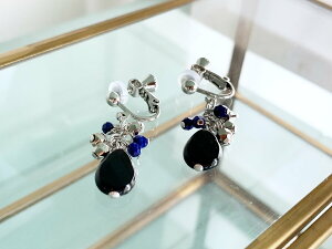 �y12���̒a���΁z�K�^�̐΃��s�X���Y�����v�����т��͂��T�|�[�g����I�j�L�X���׋C�����̃p�C���C�g�E�C�������O/�s�A�X �V�R�� earrings handmade �n���h���C�h �A�N�Z�T���[ �W���G���[ ��