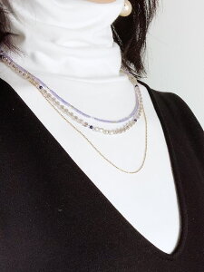 y12̒a΁zK^΃sXYE3AlbNXi48cm`73cmj  OlbNX AWX^[t necklace  蕨 v[g 2way VR a