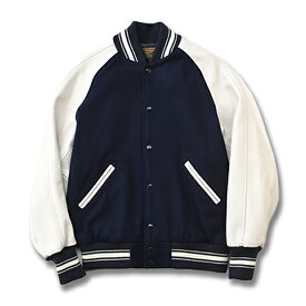 SKOOKUM AWARD JACKET - ラグラン　スタジアムジャンパー【品質】 袖部分:牛革 身頃部分:毛90%ナイロン10% 裏地:ポリエステル100% リブ部分:アクリル67%毛23%ポリエステル14%ポリウレタン1% MADE IN CHINA