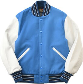 SKOOKUM AWARD JACKET -スクーカム　セットイン　スタジアムジャンパー【品質】 袖部分:牛革 身頃部分:毛90%ナイロン10% 裏地:ポリエステル100% リブ部分:アクリル67%毛23%ポリエステル14%ポリウレタン1% MADE IN CHINA