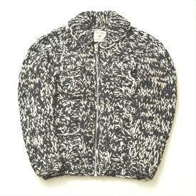 Wai Nani ワイナニ【送料無料】ケーブル　カウチンセーター【手編み】【ショールカラー】【メンズ】【レディース】【ミックスカラー】