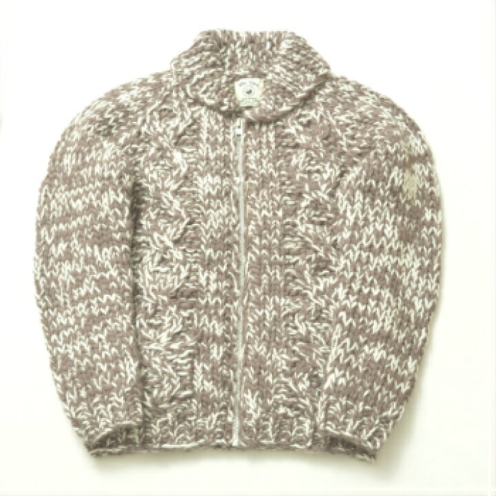 カウチン風ニット（NORTHERN TRUCK）の商品詳細 <BR>Wai Nani ワイナニ【送料無料】<BR>ケーブル　カウチンセーター<BR>【手編み】【ショールカラー】【メンズ】【レディース】