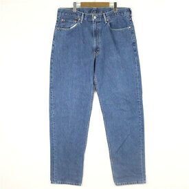 大きいサイズ メンズW38/L36 リーバイス Levi's 550-4886 5ポケット デニムパンツ テーパードシルエット 実寸ウエスト92cm 股下88.5cm W36/L34相当 ジップフライ ジーンズ Gパン 青 デニムブルー系 pn-0865 アメカジ BIGサイズ 古着 【中古】