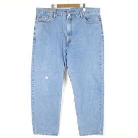 大きいサイズ メンズW42/L32 リーバイス Levi's 550-4891 5ポケット デニムパンツ テーパードシルエット 実寸ウエスト103cm 股下78cm W40/L30相当 ジップフライ ジーンズ Gパン 青 デニムブルー系 pn-0977 アメカジ BIGサイズ 古着 【中古】