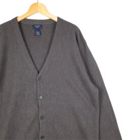 大きいサイズ メンズUS-XXLサイズ DOCKERS アクリルカーディガン グレー 胸囲約130cm ドッカーズ リーバイス ビンテージ アメリカ古着 USED BIGサイズ あす楽対応 sh-3952【中古】