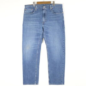 大きいサイズ メンズW38/L34 リーバイス Levi's 559-0421 5ポケット デニムパンツ リラックスストレートフィット 実寸ウエスト99cm 股下83cm W39/L32相当 ジップフライ ジーンズ Gパン 青 デニムブルー系 pn-1062 アメカジ BIG 古着 【中古】