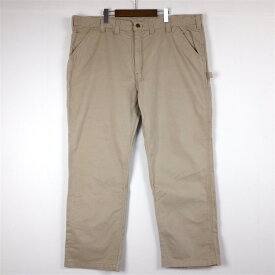 大きいサイズ メンズW44 カーハート ペインターパンツ RELAXED FIT ベージュ系 ウエスト実寸約113cm 股下75cm Carhartt B324FDK ワークパンツ アメリカ古着 USED BIG あす楽対応 pt-1285【中古】