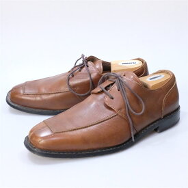 フローシャイム FLORSHEIM 外羽根 Uチップレザーシューズ メンズ USサイズ： 9 1/2 D/27.5cm ドレス ビジネス 革靴 本革 カジュアル フォーマル アイビー オールド 茶 ブラウン f-3302 USA アメカジ BIGサイズ アメリカ古着 【中古】