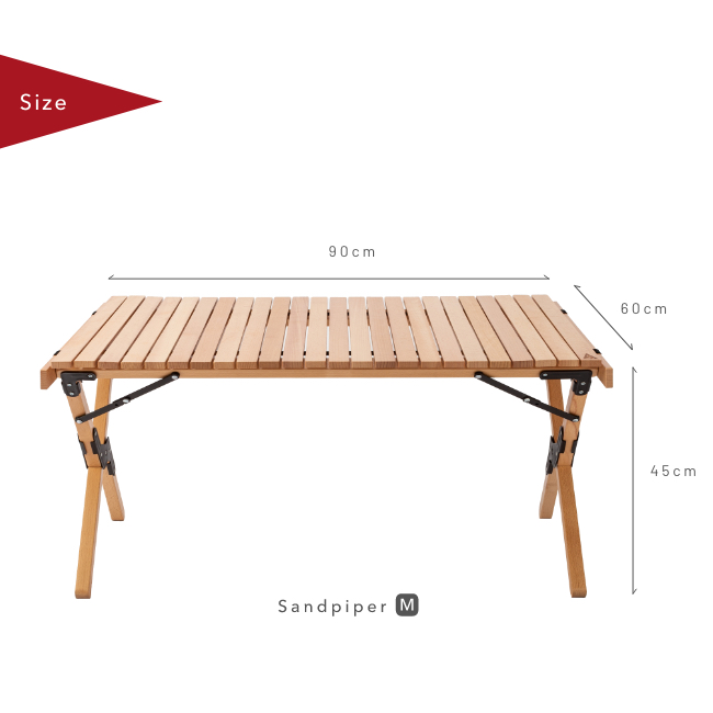 スパッツ サンドパイパーM Spatz Sandpiper M 286866 テーブル ウッドテーブル ローテーブル 収納 コンパクト 組み立て式  キャンプ アウトドア フェス【正規品】 | OutdoorStyle サンデーマウンテン