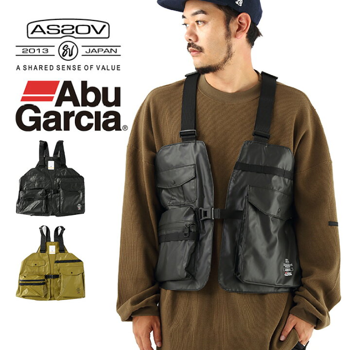 楽天市場】アッソブ×アブガルシア シュリンクナイロンキャンプベスト1 