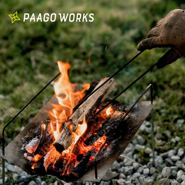 パーゴワークス ニンジャファイヤースタンドソロ PaaGo WORKS Ninja Fire Stand Solo CG101 焚き火台 焚火台 軽量 コンパクト ソロキャンプ キャンプ アウトドア フェス 