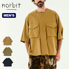 ノービット ハーフスリーブファーティグシャツジャケット norbit Half Sleeve Fatigue Shirts JK メンズ HNSH-028 トップス ジャケット シャツジャケット 半袖 キャンプ アウトドア